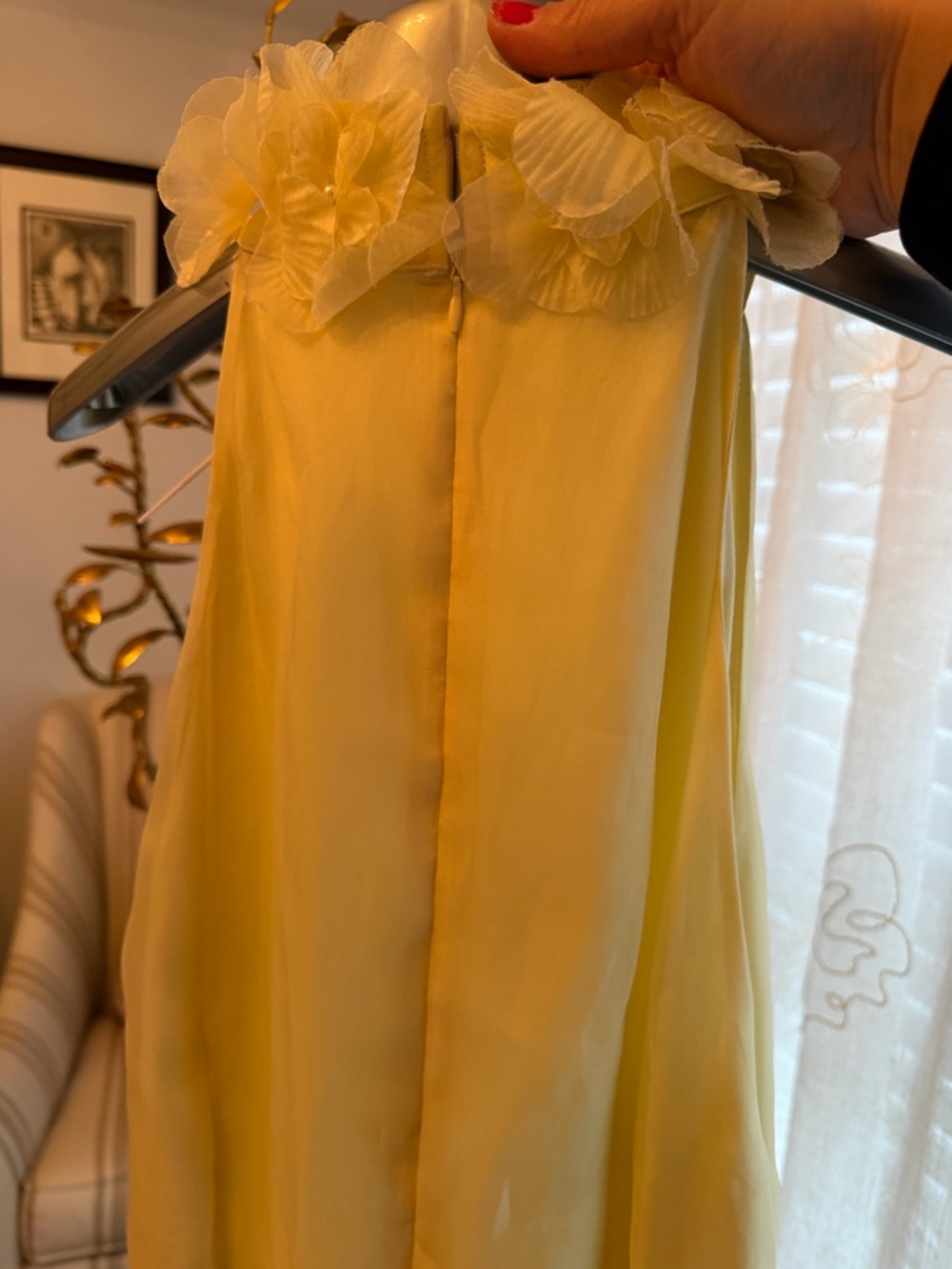 Sonya Moda Cream Prom Dress - Picture 6 of 8